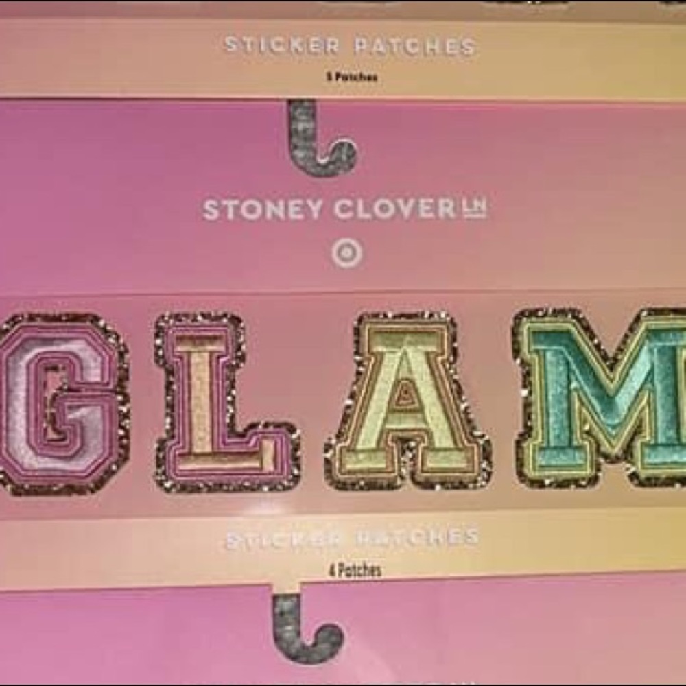 Stoney clover x target GLAM patches